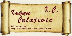 Kokan Čulajević vizit kartica